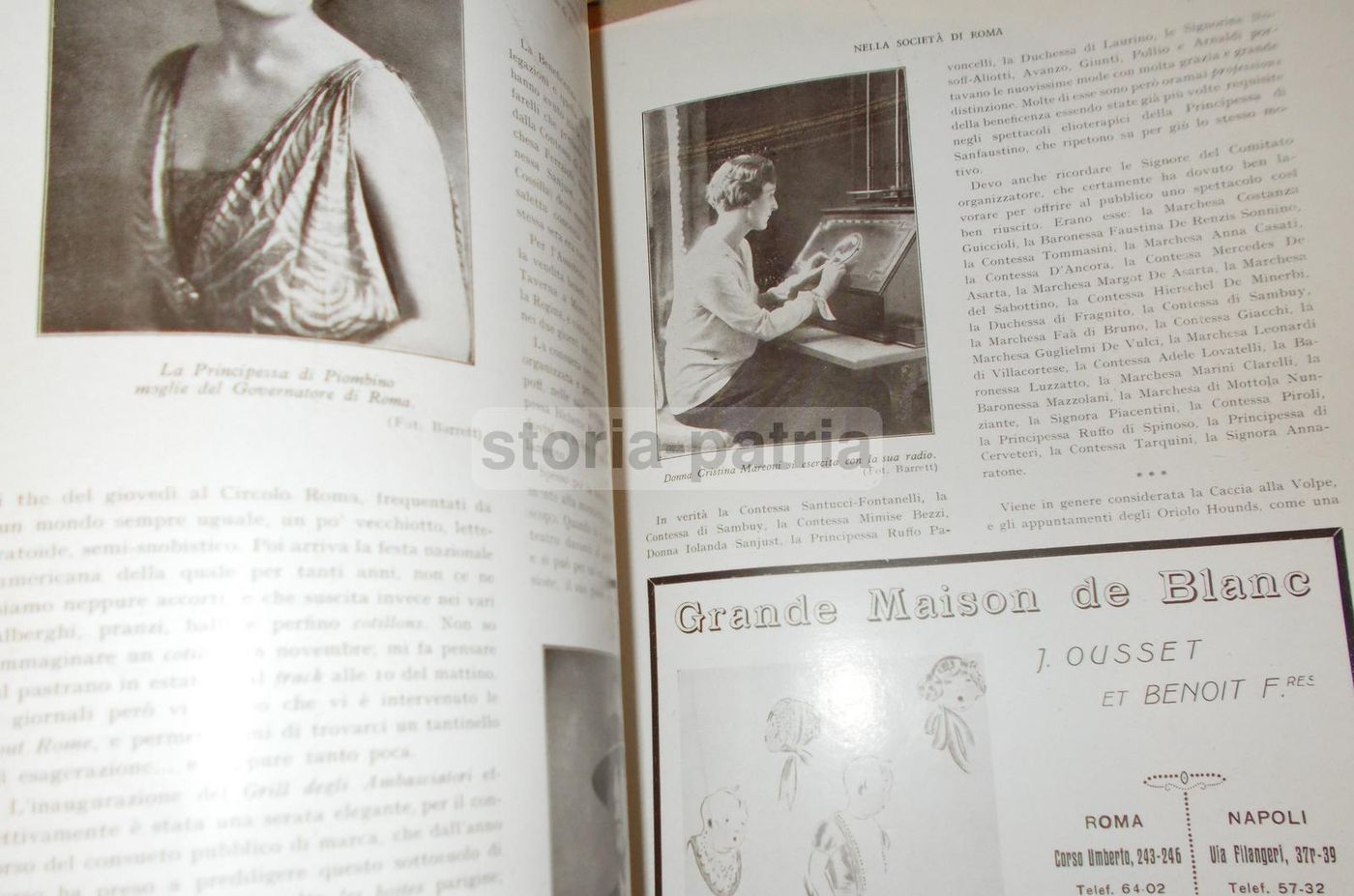 Rivista Cose: Roma, Dicembre 1928. Moda, Nobiltà E Arte