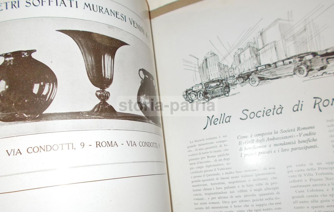 Rivista Cose: Roma, Dicembre 1928. Moda, Nobiltà E Arte