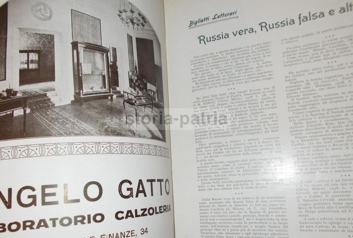Rivista Cose: Roma, Dicembre 1928. Moda, Nobiltà E Arte