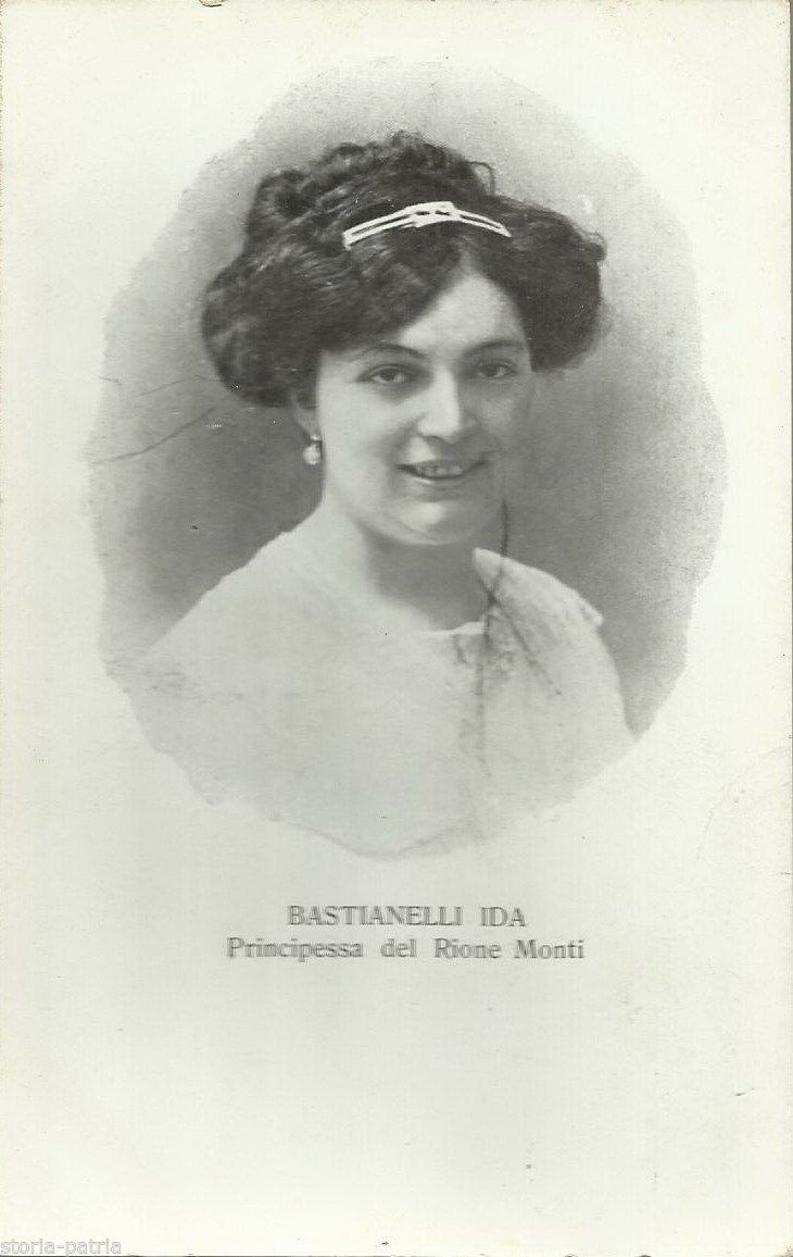 Cartolina Principessa Ida Bastianelli, Rione Monti, Roma, Anni '20