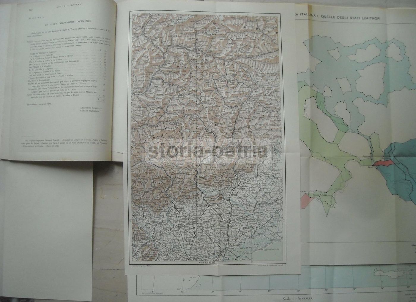 L'Universo 1947: Rivista Dell'Istituto Geografico Militare Con Mappe Di Albania, Romagna E Veneto