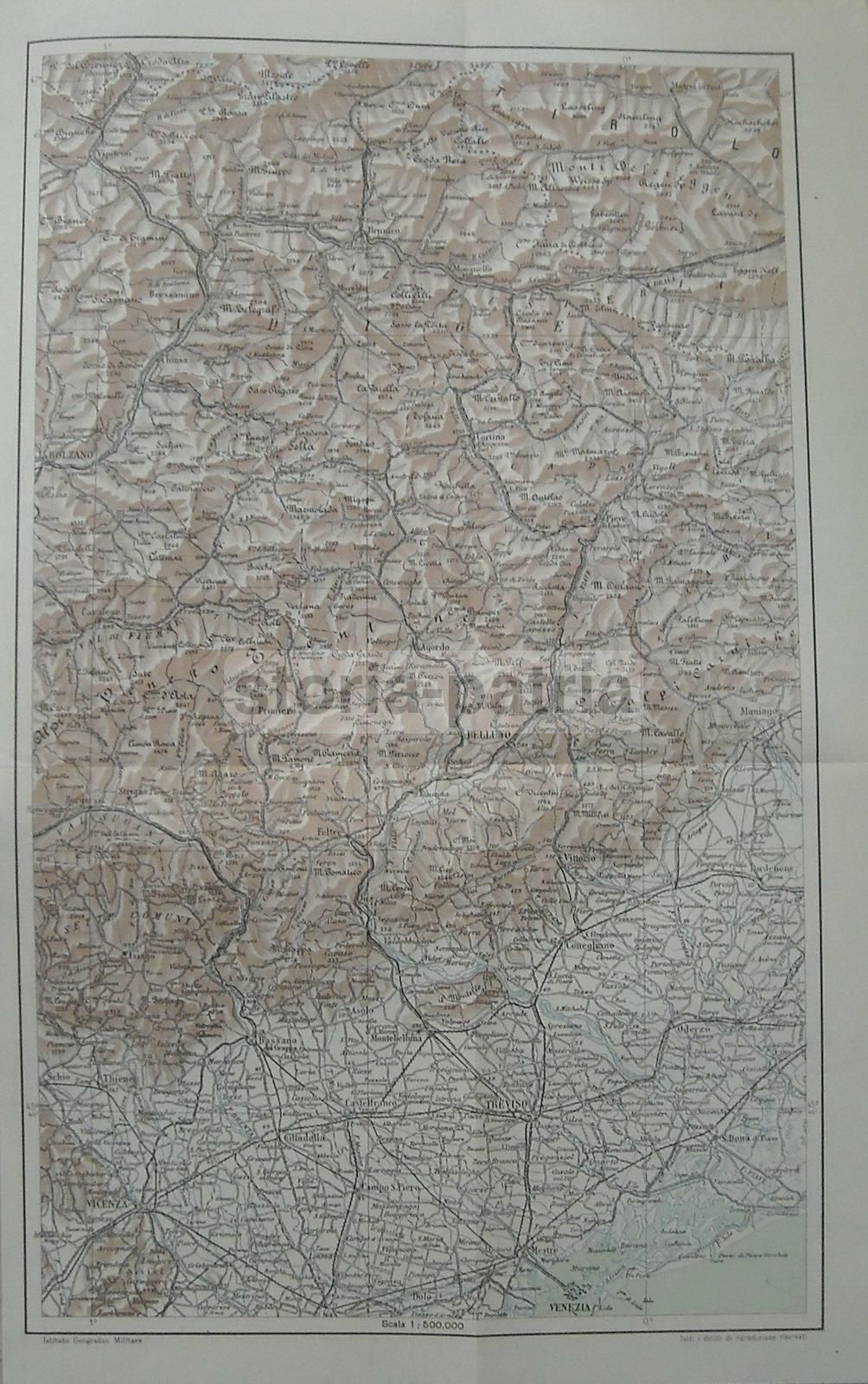 L'Universo 1947: Rivista Dell'Istituto Geografico Militare Con Mappe Di Albania, Romagna E Veneto