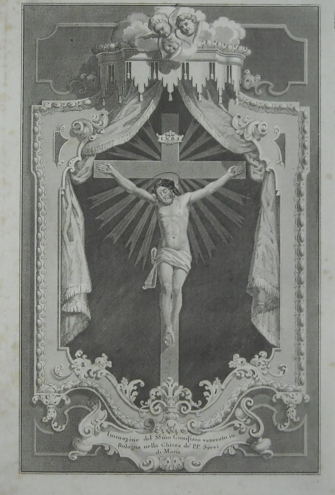 Incisione Del Santissimo Crocifisso, Chiesa Dei Servi Di Maria, Bologna, Metà XIX Secolo