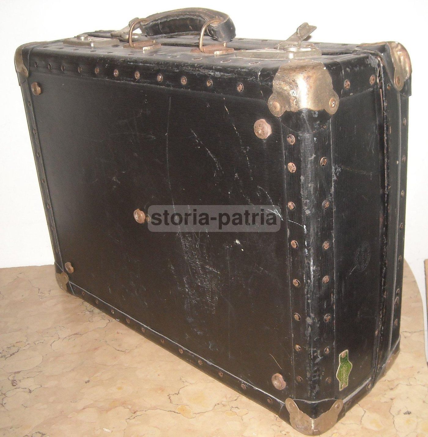 Valigia Antica Giovanardi Bologna Vera Fibra (1930 1960)
