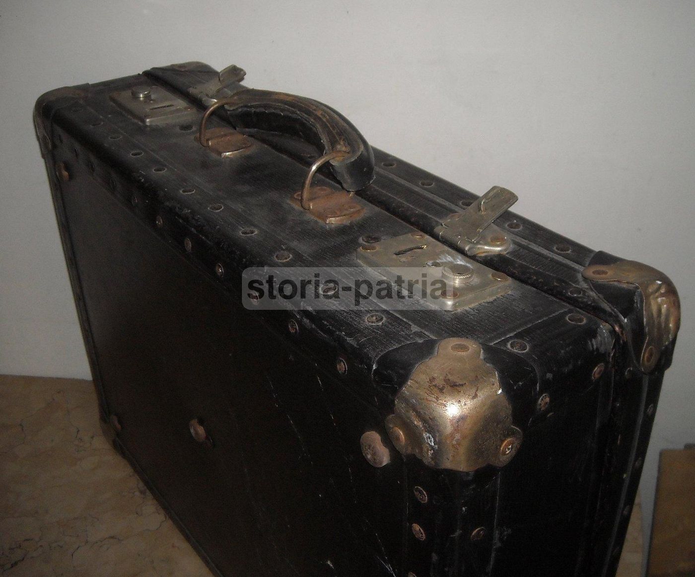 Valigia Antica Giovanardi Bologna Vera Fibra (1930 1960)