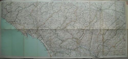 Mappa Automobilistica Romagna, Toscana, Liguria, Ricordi, Primi '900