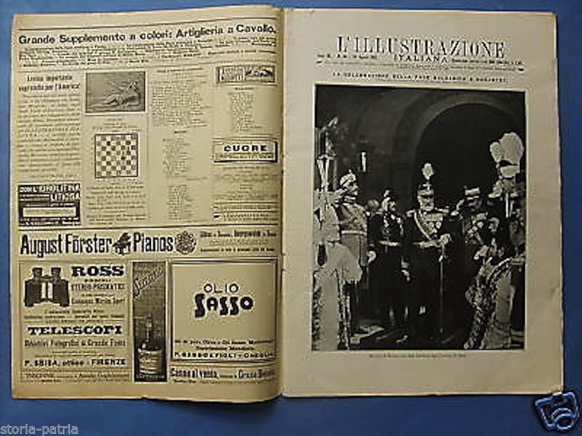 L'Illustrazione Italiana 24 Agosto 1913: Romania, Cascella, Parma