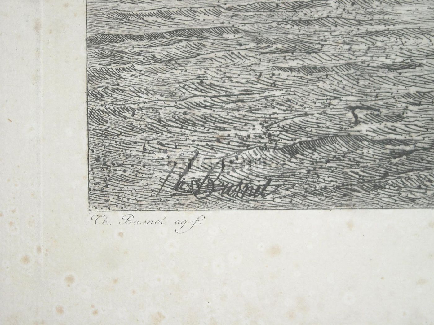 Incisione Antica Roscoff, Isola Di Batz, Th. Busnel, Salmon Ardail, Fine '800