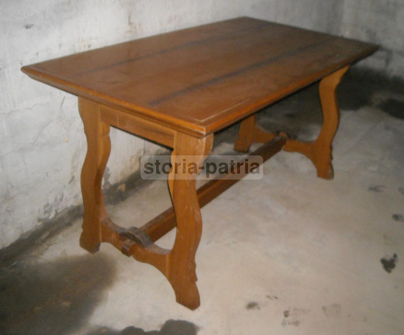 Tavolo Scrittoio Stile Fratino In Legno Massello Da Restaurare