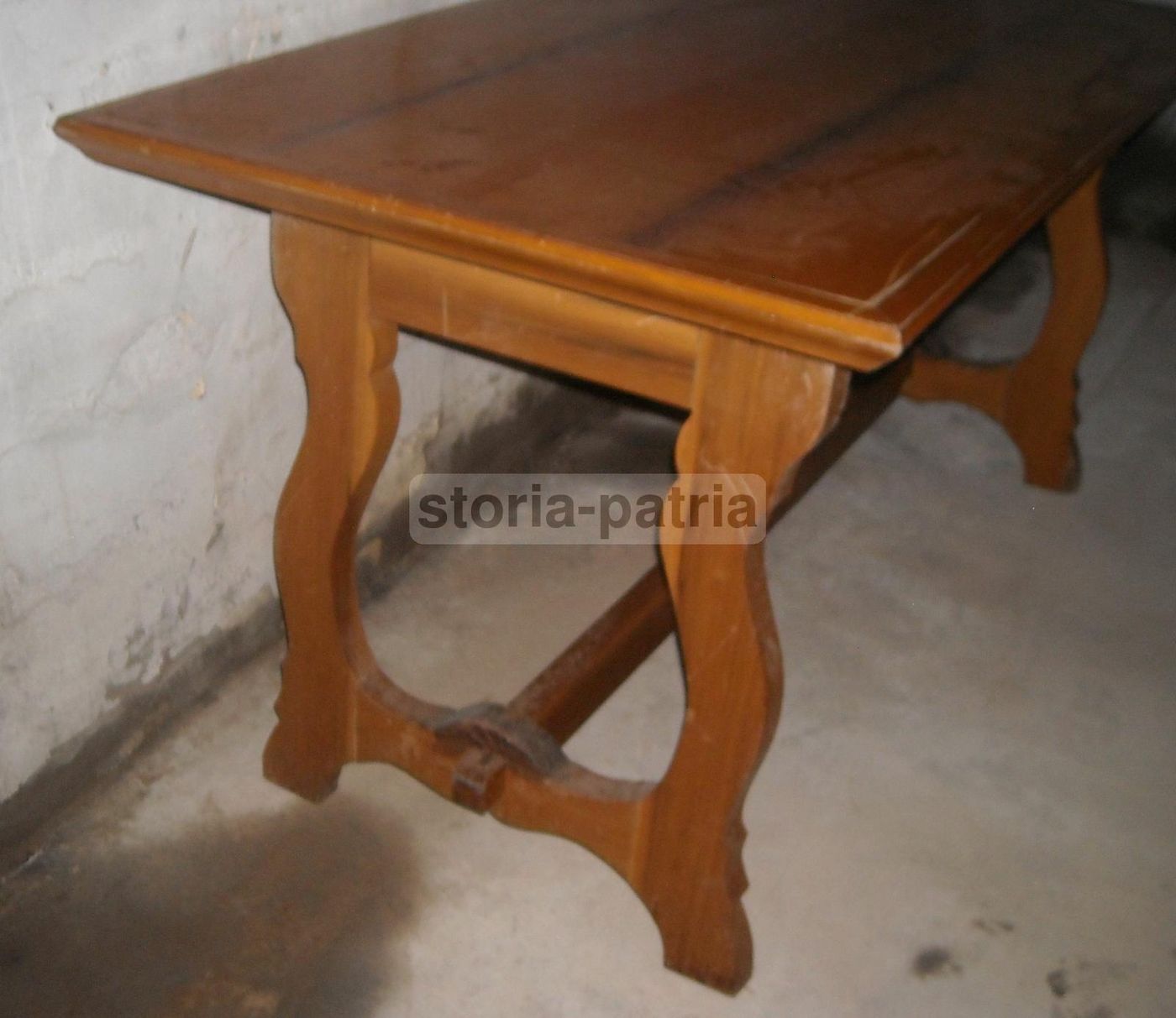 Tavolo Scrittoio Stile Fratino In Legno Massello Da Restaurare