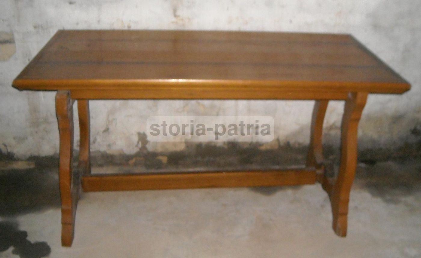 Tavolo Scrittoio Stile Fratino In Legno Massello Da Restaurare