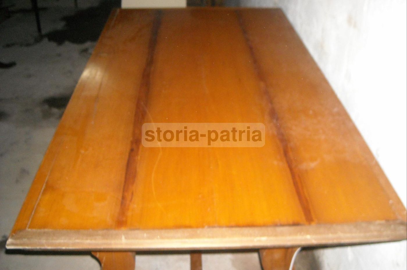 Tavolo Scrittoio Stile Fratino In Legno Massello Da Restaurare
