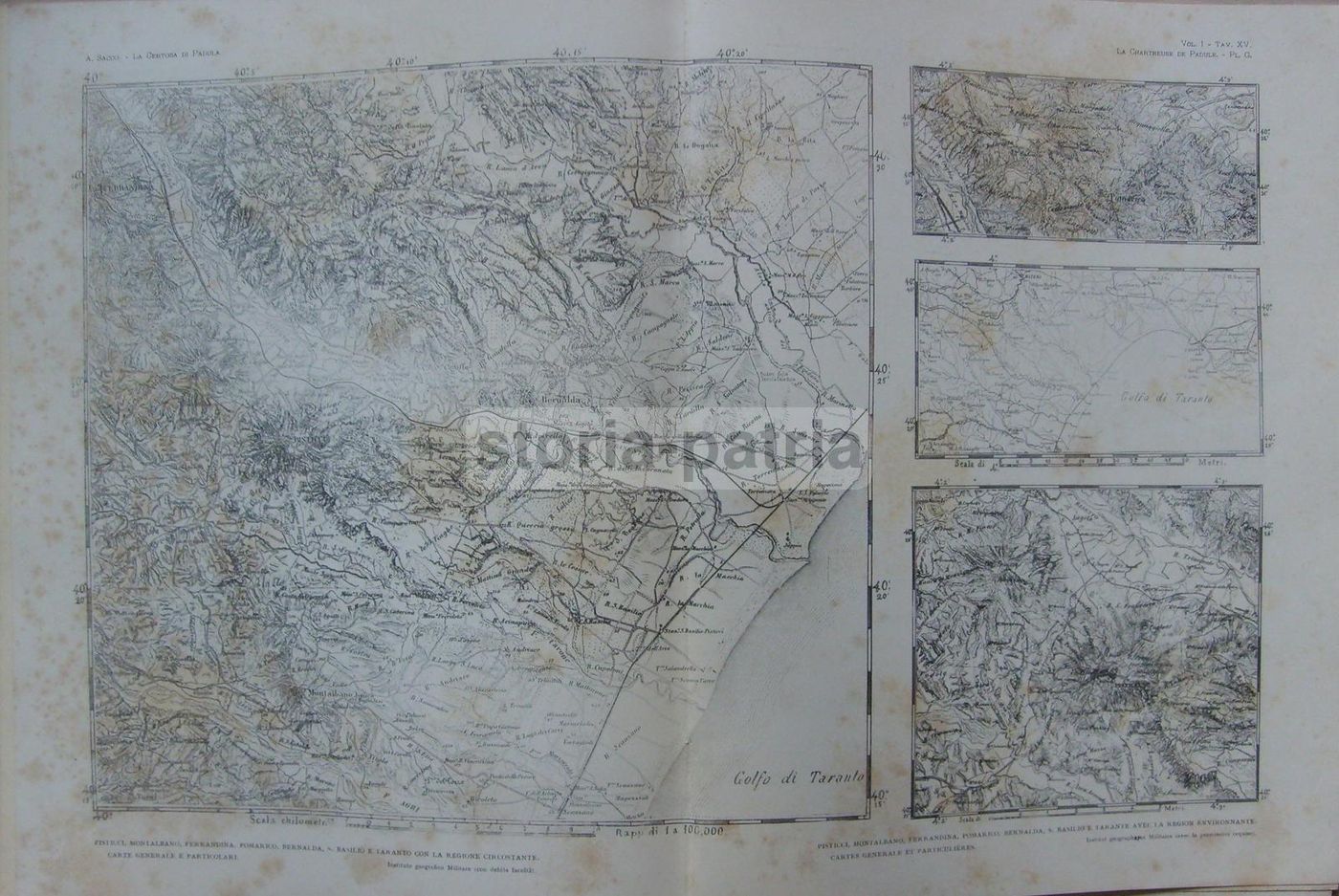 La Certosa Di Padula: Antonio Sacco (1914 1930), 4 Volumi Con Tavole E Mappe