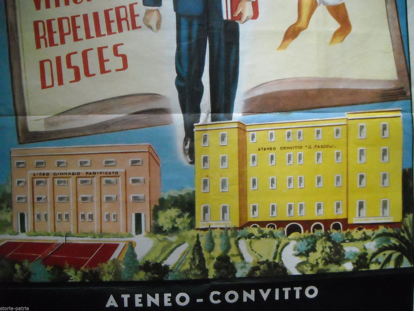 Manifesto Storico Convitto G. Pascoli Salerno Anni '50