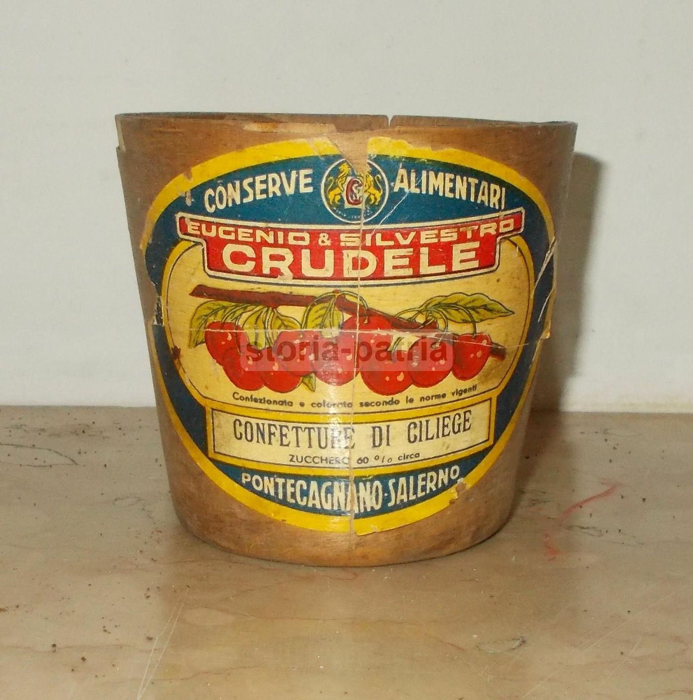 Astuccio Pubblicitario Marmellata Ciliegie Crudele Pontecagnano