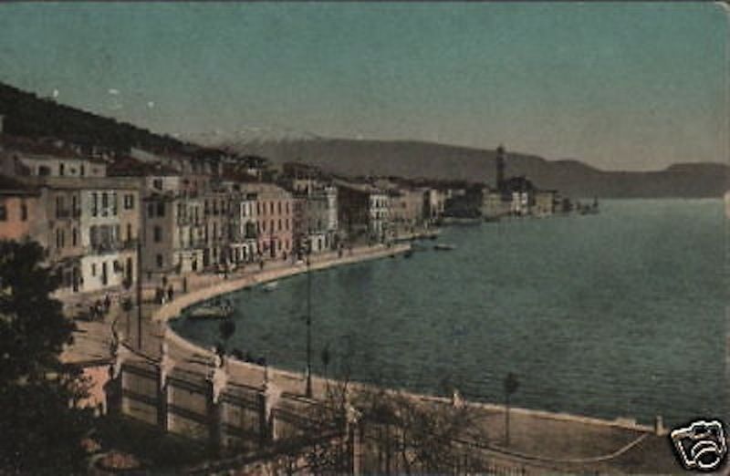 Cartolina Antica Salò Lago Di Garda 1918 Foto Negri