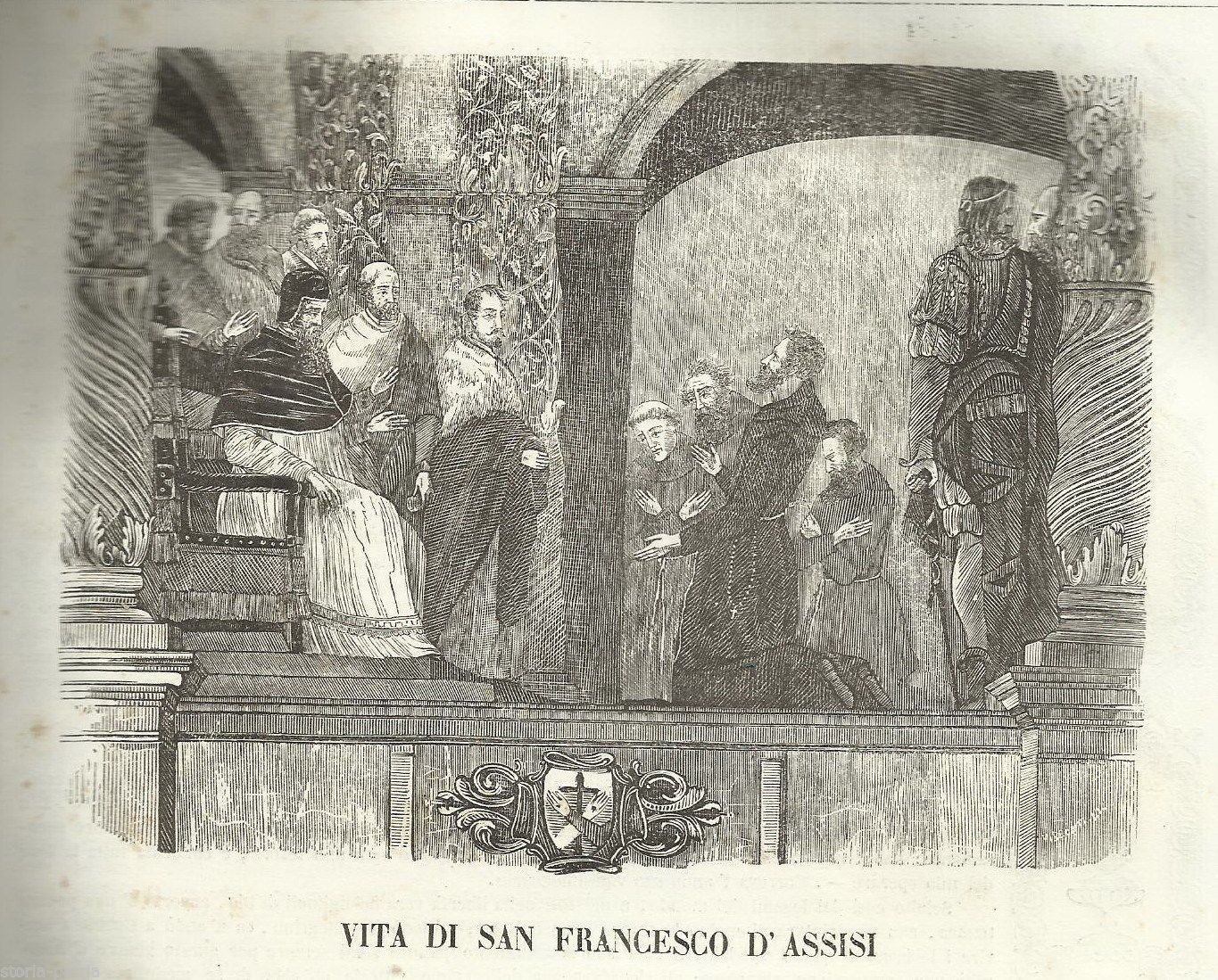 Vita Di San Francesco d'Assisi Di Francesco Frediani. Edizione Illustrata Fine '800