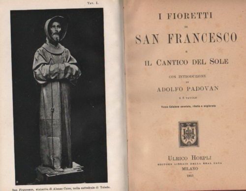 I Fioretti E Il Cantico Del Sole Di San Francesco, Hoepli 1915