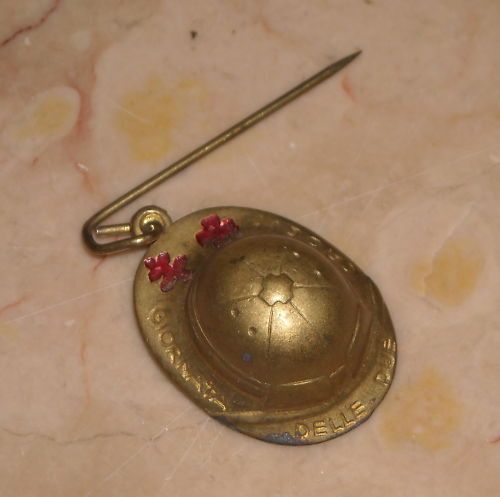 Spilla Croce Rossa Italiana "Giornata Delle Due Croci" Epoca Coloniale