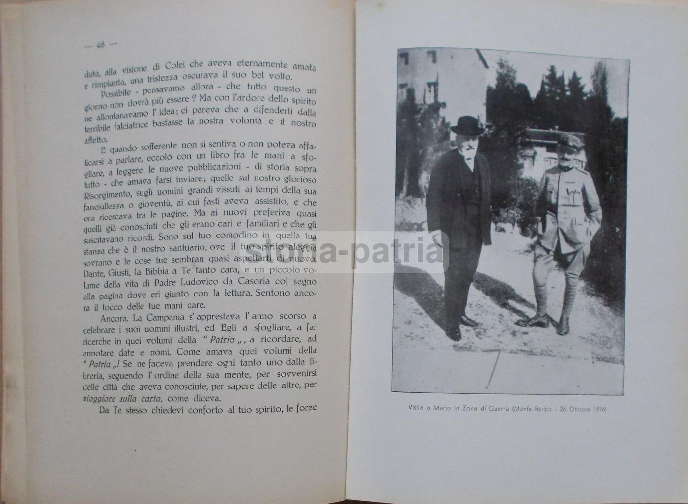 In Memoria Di Vincenzo Fiore 1937 Necrologio Illustrato Capua