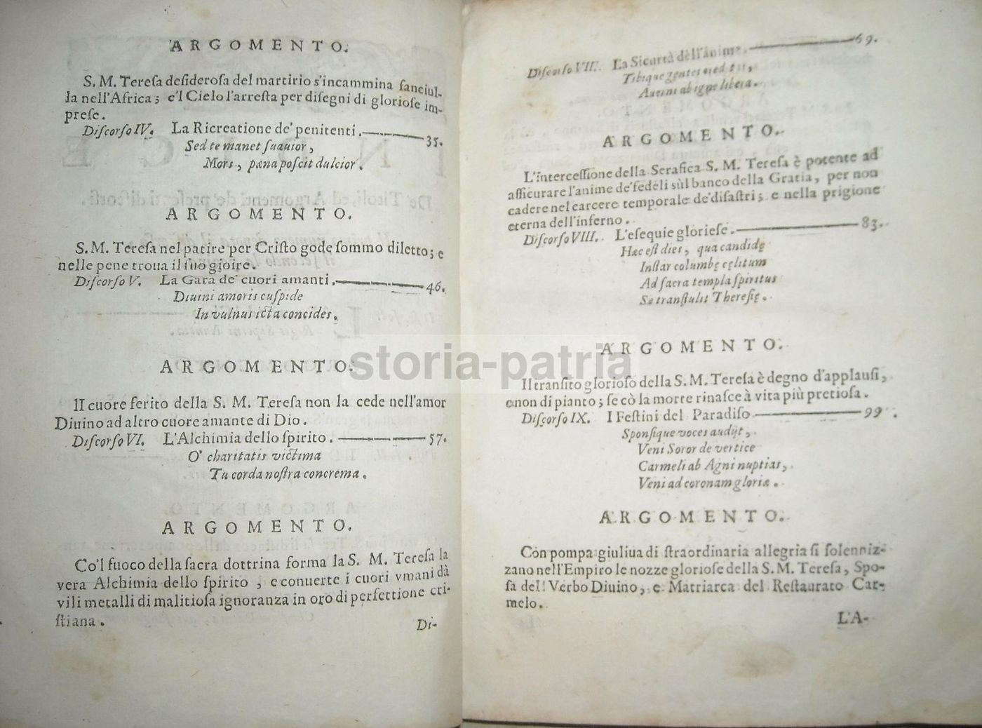 Santa Teresa Di Gesù, Sacra Novena, Venezia 1701, Carmelitani Scalzi