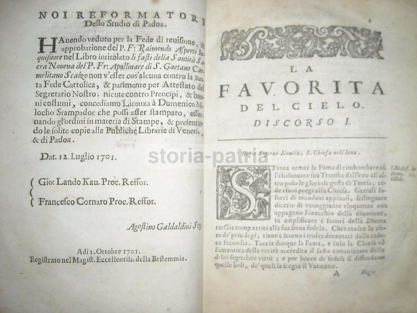 Santa Teresa Di Gesù, Sacra Novena, Venezia 1701, Carmelitani Scalzi