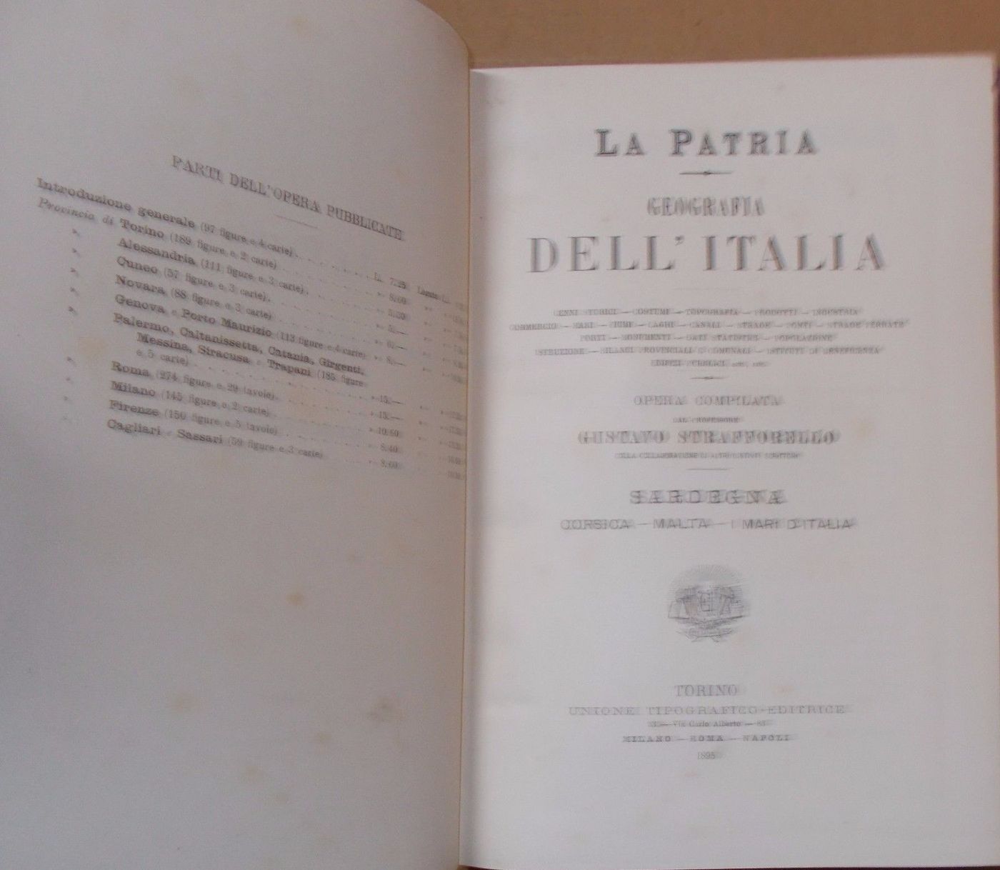 Sardegna, Corsica, Malta Di Strafforello, 1895: Geografia E Storia