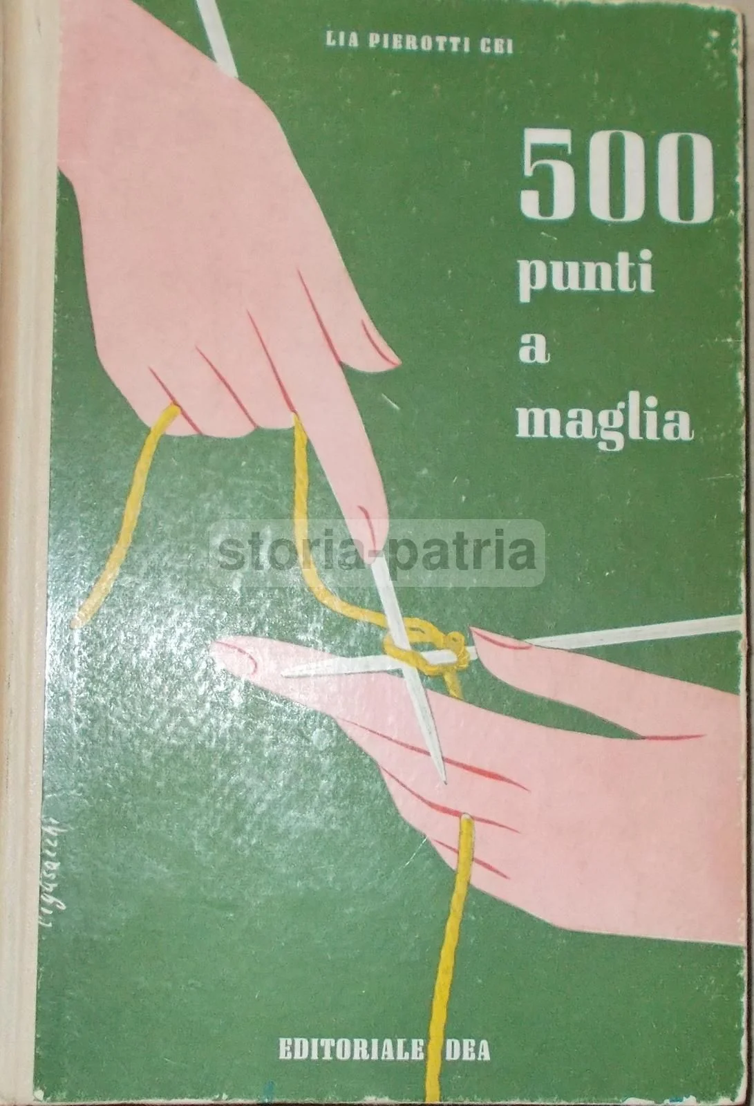 500 Knitting Stitches by Lia Pierotti Cei, 1949, Editrice Dea Milano