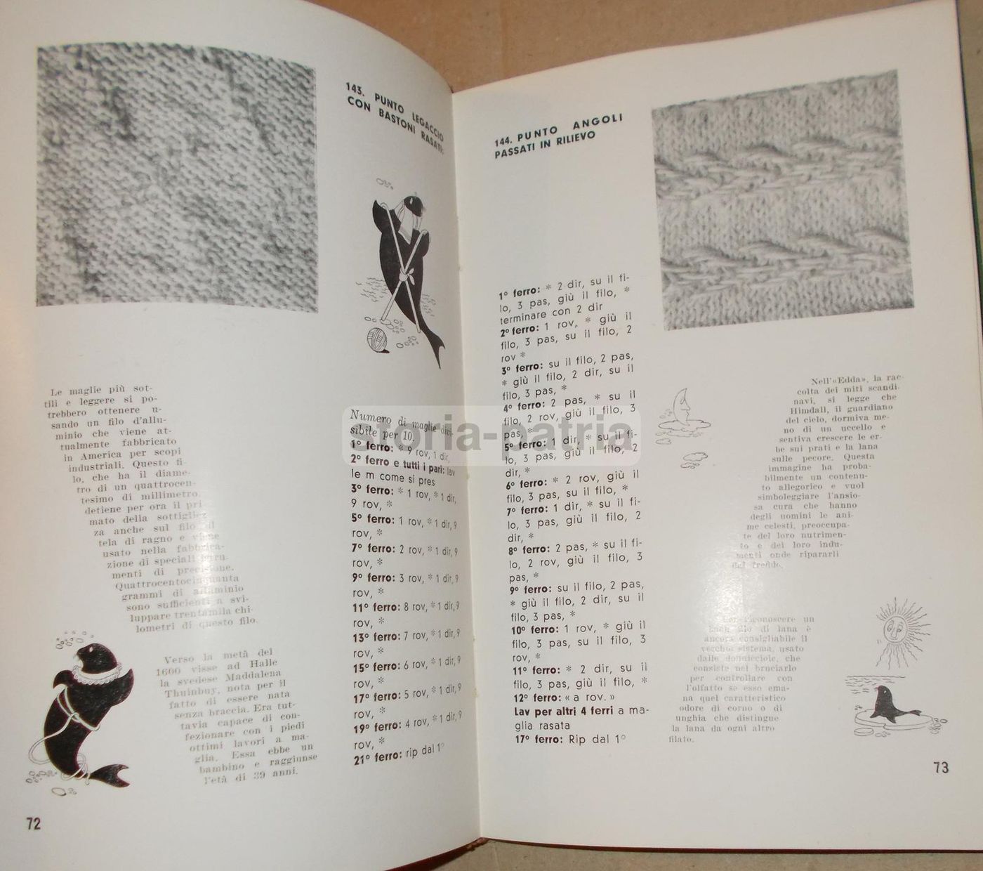 500 Punti A Maglia Di Lia Pierotti Cei 1949 Editrice Dea Milano