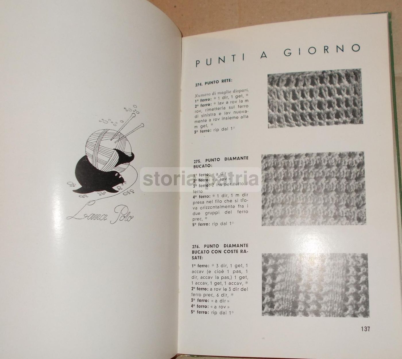500 Punti A Maglia Di Lia Pierotti Cei 1949 Editrice Dea Milano