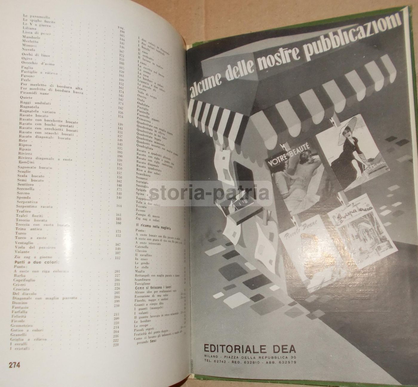 500 Punti A Maglia Di Lia Pierotti Cei 1949 Editrice Dea Milano