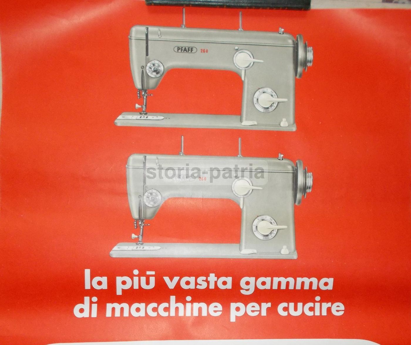 Manifesto Pubblicitario Pfaff: Macchine Per Cucire (anni '70)
