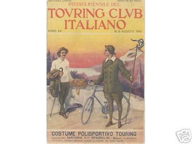 Pubblicità Sartoria Spagnolini Liberty Touring Club Talman 1900