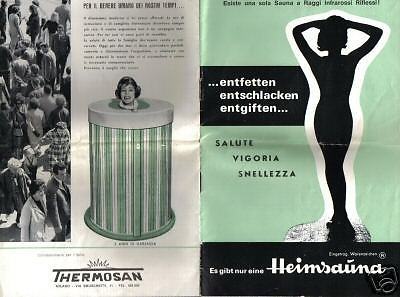 Catalogo Sauna Kreuz Thermalbad Thermosan Milano, Anni 50