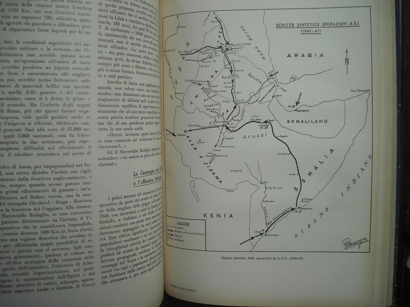 Amedeo Duca d'Aosta 1953 Savoia Militaria Africa Colonie Aviazione