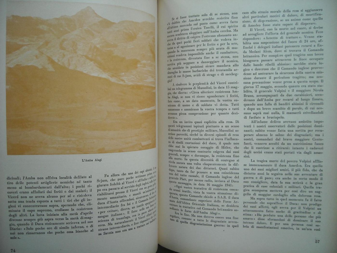 Amedeo Duca d'Aosta 1953 Savoia Militaria Africa Colonie Aviazione