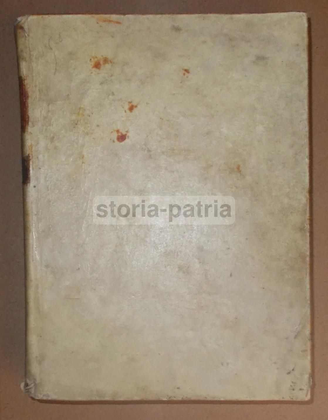 Scatola Libro Antica In Pergamena, Metà XVIII Secolo