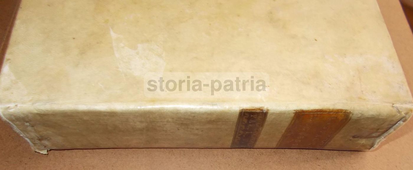 Scatola Libro Antica In Pergamena Per Segreti, Metà XVIII Secolo