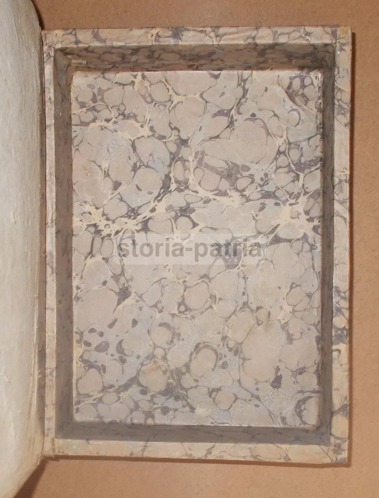 Scatola Libro Antica In Pergamena, Metà XVIII Secolo