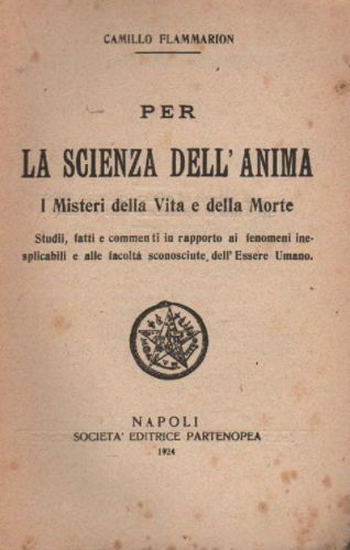 I Misteri Della Vita E Della Morte (1924)   Camillo Flammarion