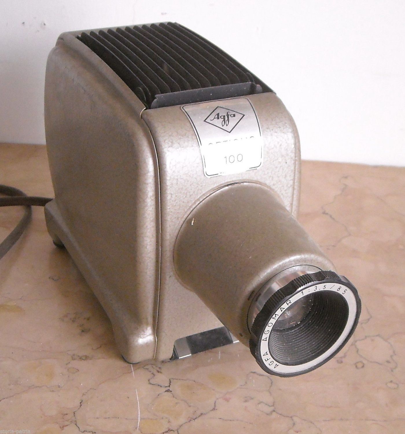 Proiettore Agfa Opticus 100 Vintage Con Obiettivo Agomar Germany