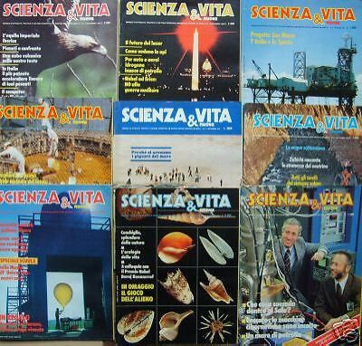 Rivista Scienza E Vita: 9 Fascicoli (1979 1982) Illustrata