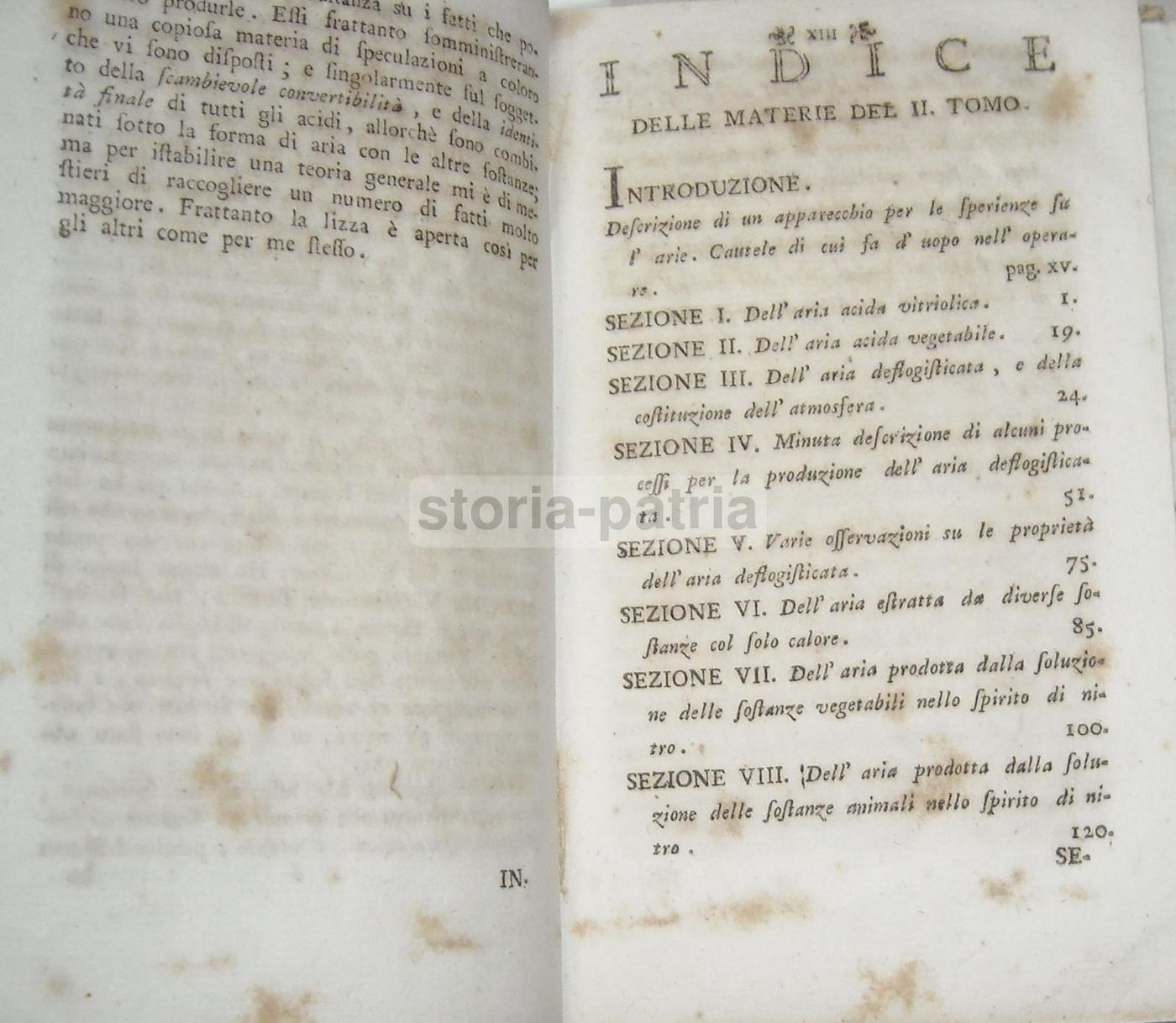 Priestley, Esperienze E Osservazioni Sopra Diverse Specie Di Aria (Napoli, 1784)