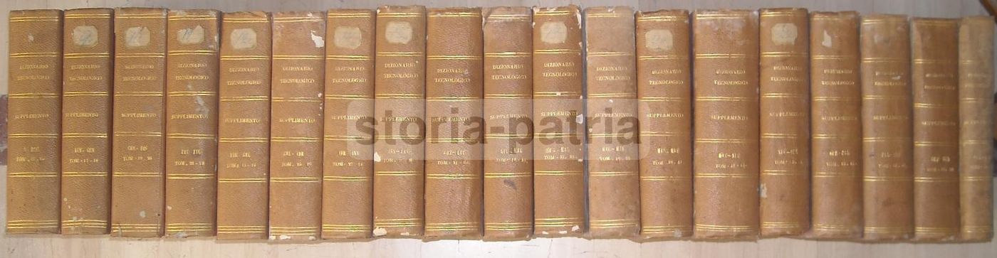 Nuovo Dizionario Universale Tecnologico O Di Arti E Mestieri (1830 1854)