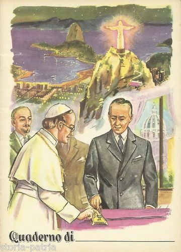 Quaderno Scolastico Marconi, Radio Telegrafia E Papa Pio XI