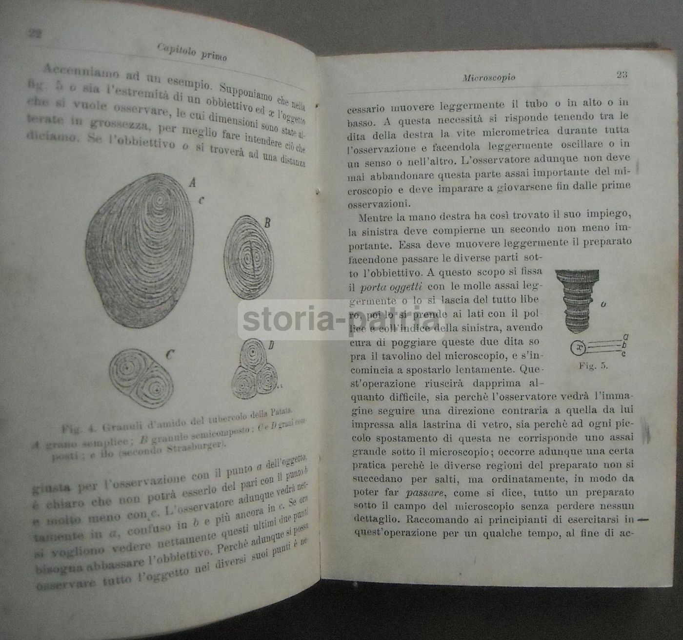 Il Microscopio   Camillo Acqua (1907)   Manuale Hoepli