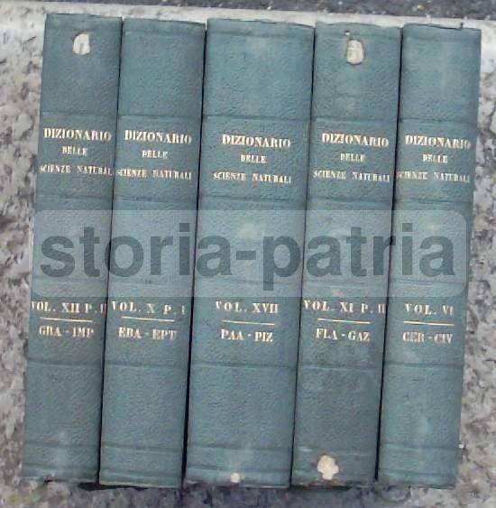 Dizionario Delle Scienze Naturali, 21 Volumi, Batelli, Firenze, 1830 1851