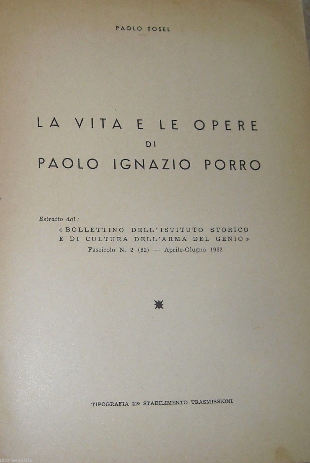 Porro Telemetro Cleps: Strumenti Di Geodesia E Topografia, Pinerolo 1963