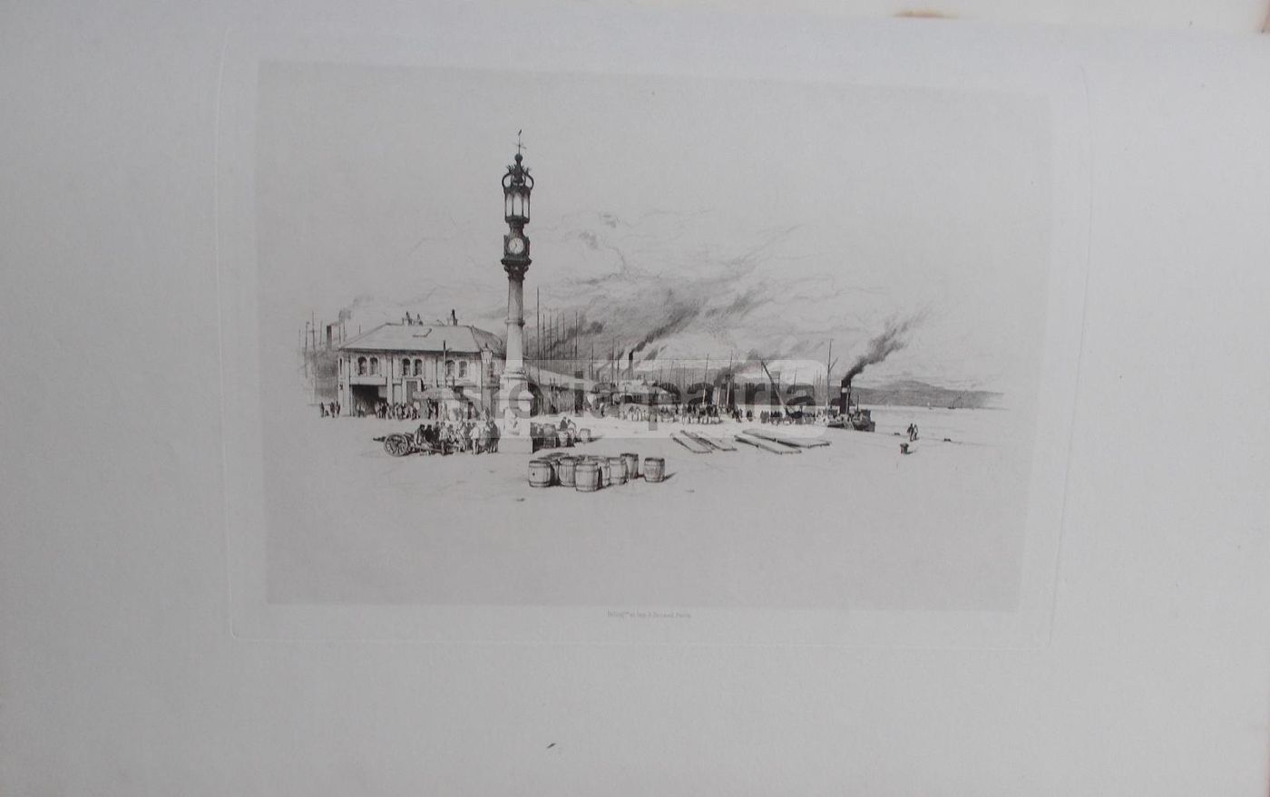 Scozia Fiume Clyde 11 Stampe Antiche Edimburgo Glasgow 1886