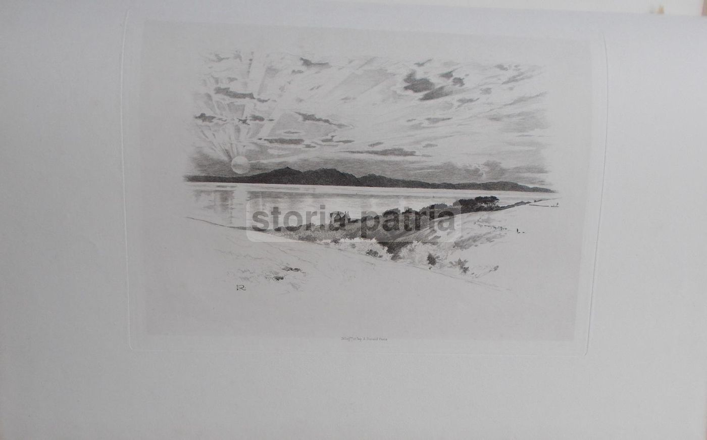 Scozia Fiume Clyde 11 Stampe Antiche Edimburgo Glasgow 1886